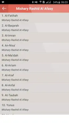 Al Quran Audio android App screenshot 2